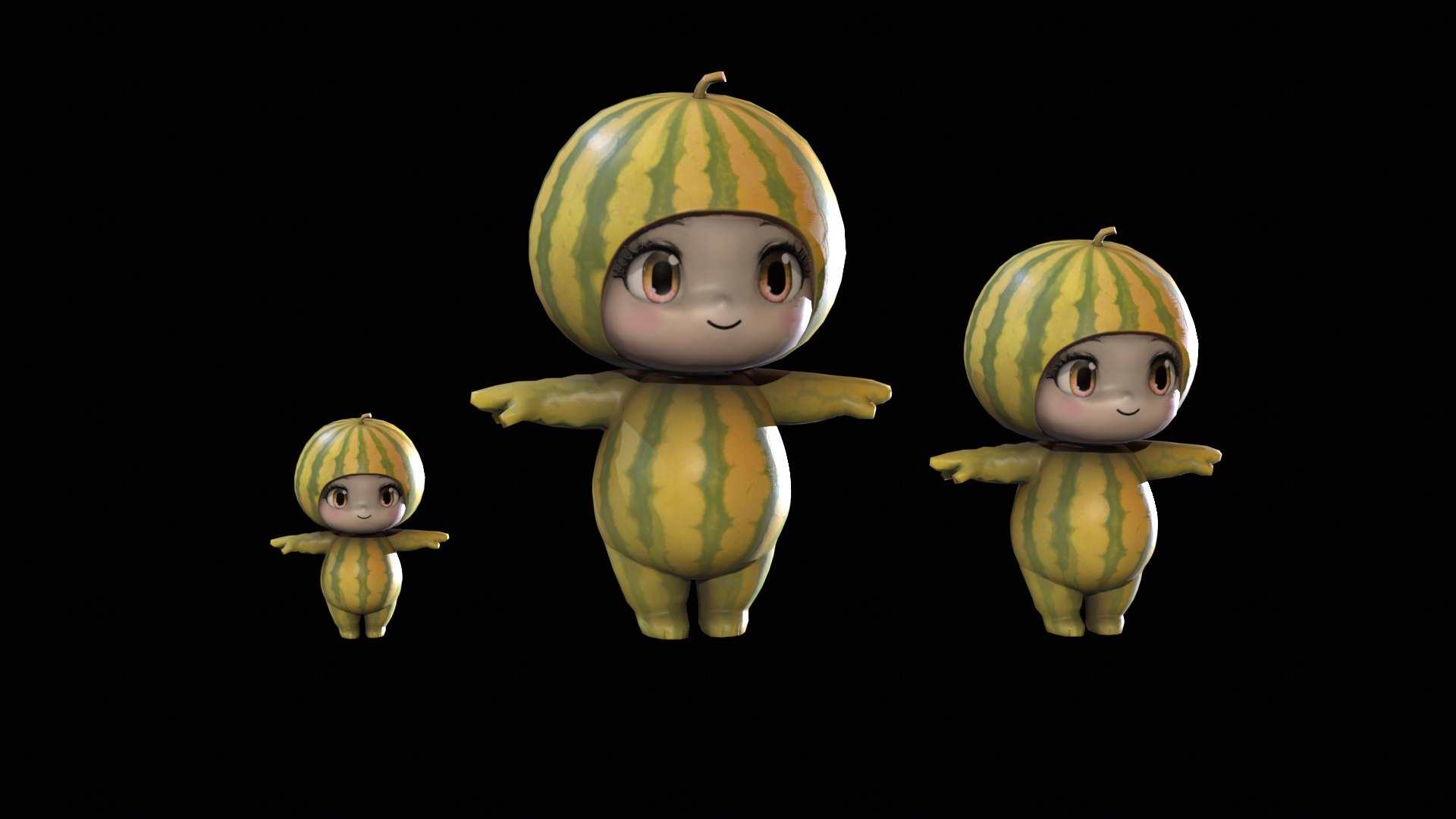 3D Chibi Fruit Watermelon model https://p.turbosquid.com/ts-thumb/m7/AzaQC9/aw/desktop6/jpg/1777629946/1920x1080/fit_q87/4622cedf0e3d5477677f39dda3f9d45857c64763/desktop6.jpg