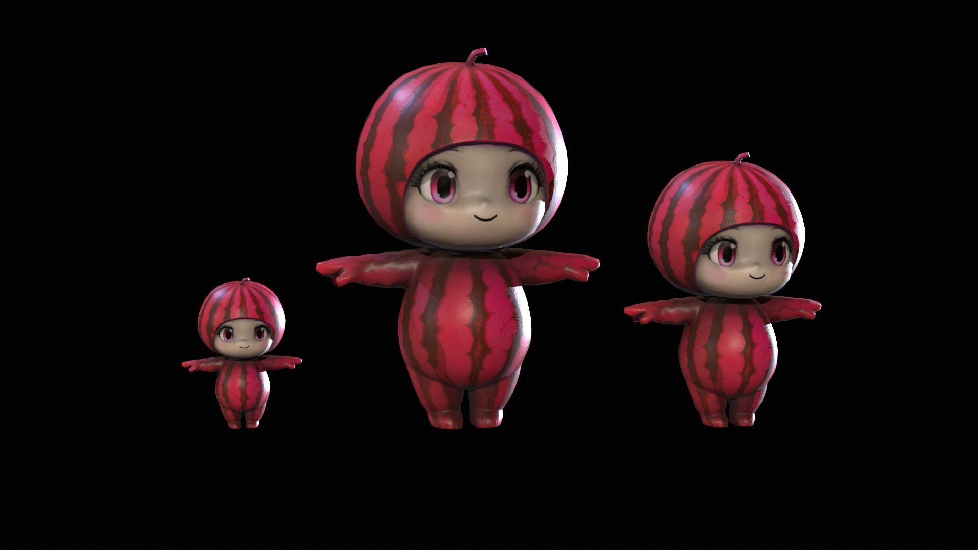 3D Chibi Fruit Watermelon model https://p.turbosquid.com/ts-thumb/m7/AzaQC9/nt/desktop10/jpg/1777629948/1920x1080/fit_q87/8690fab5188b46962336f55e2cf4c949bc782675/desktop10.jpg