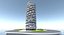 Edifício Futurista de Ficção Científica