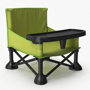 3D Portable Booster Chair model