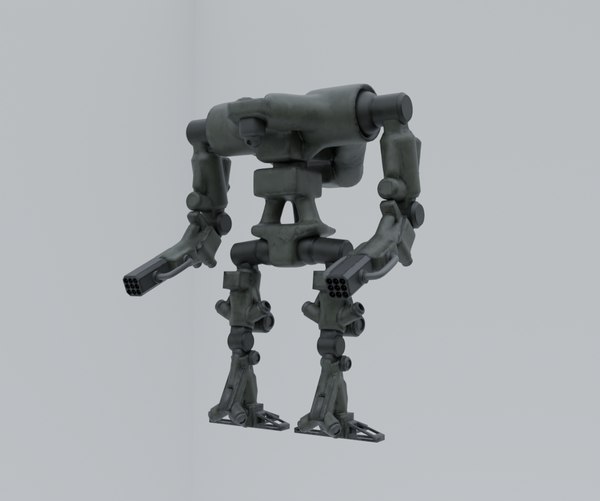 modelo 3d Mecha - Prototipo 004 - TurboSquid 2487072