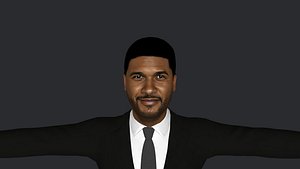 Usher Hyper Realistic Full Body Fully Rigged 3D Character