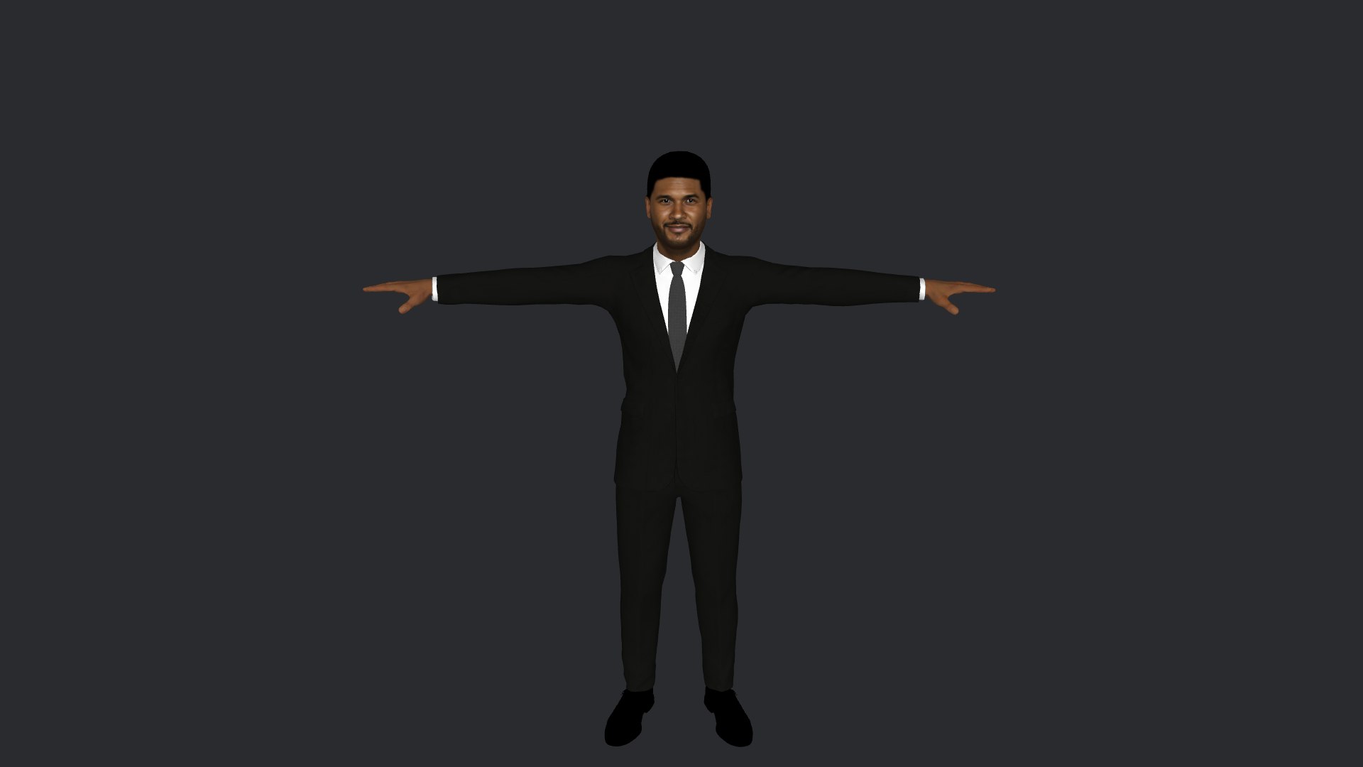 Usher Hyper Realistic Full Body Fully Rigged 3D Character 3D Model ...