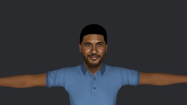 Usher 하이퍼 현실감 넘치는 전신 완전 장착 3D 캐릭터 3D 모델 - TurboSquid 2157849