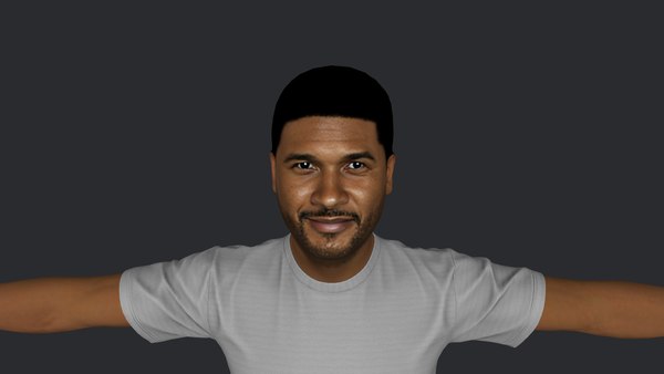 Usher 하이퍼 현실감 넘치는 전신 완전 장착 3D 캐릭터 3D 모델 - TurboSquid 2157849