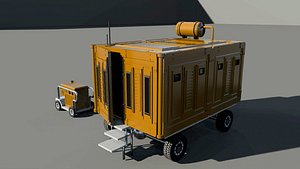 3D caravan cabin- shelter-container