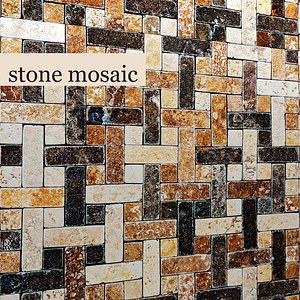 stone mosaic 3d max