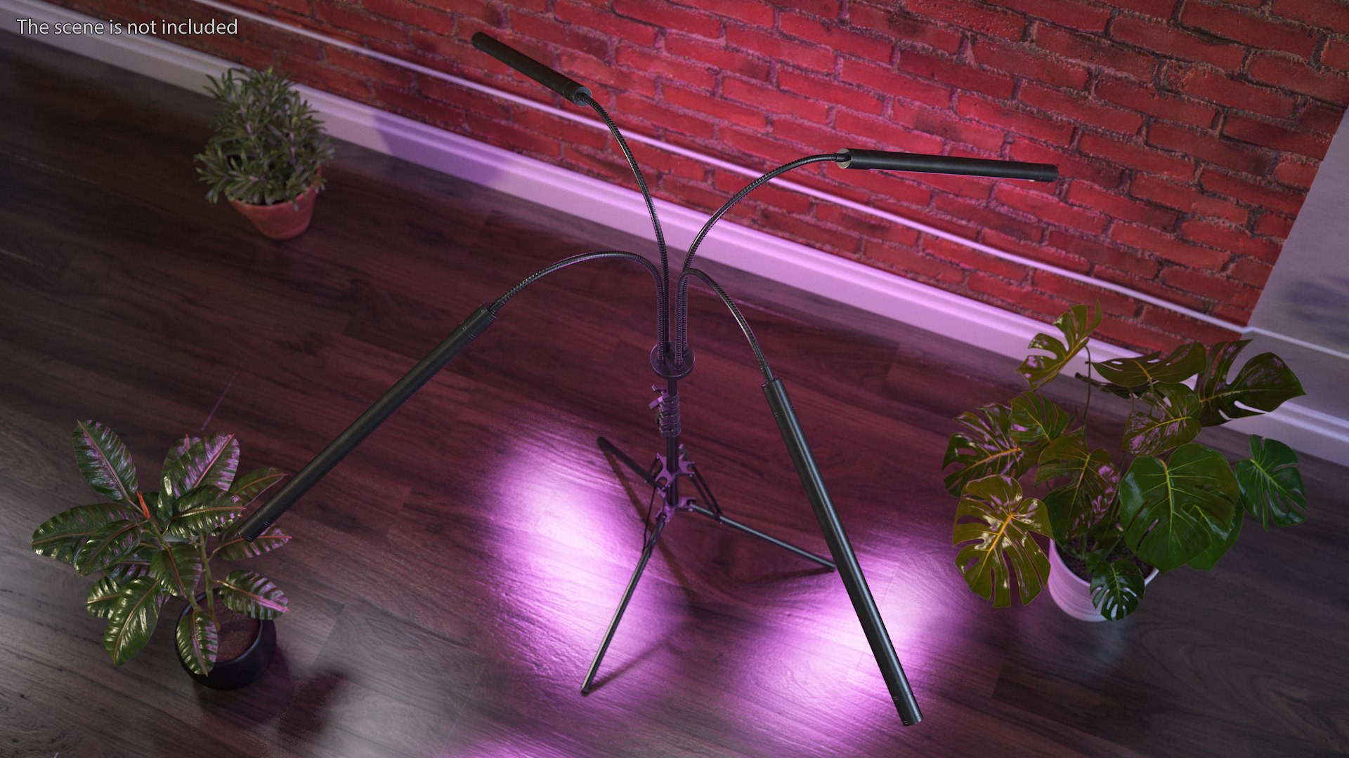 Grow LED Lamp With Short Stand Full Spectrum 3D Model - TurboSquid 2149878