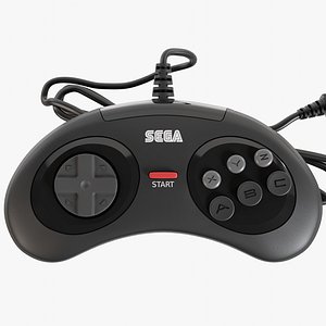 Sega Mega Drive Genesis Six Button Controller