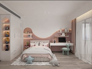 3D model Kids Bedroom - Children Bedroom - 47