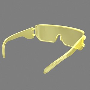 3d safety glasses model