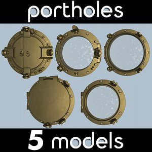 ship portholes 3d max