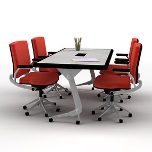 Classroom table and chairs