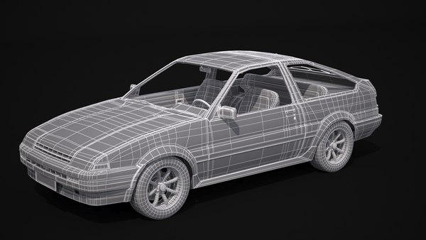 Toyota ae86 trueno 3D - TurboSquid 1505681