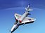 skyhawk douglas a-4 a-4d 3d max
