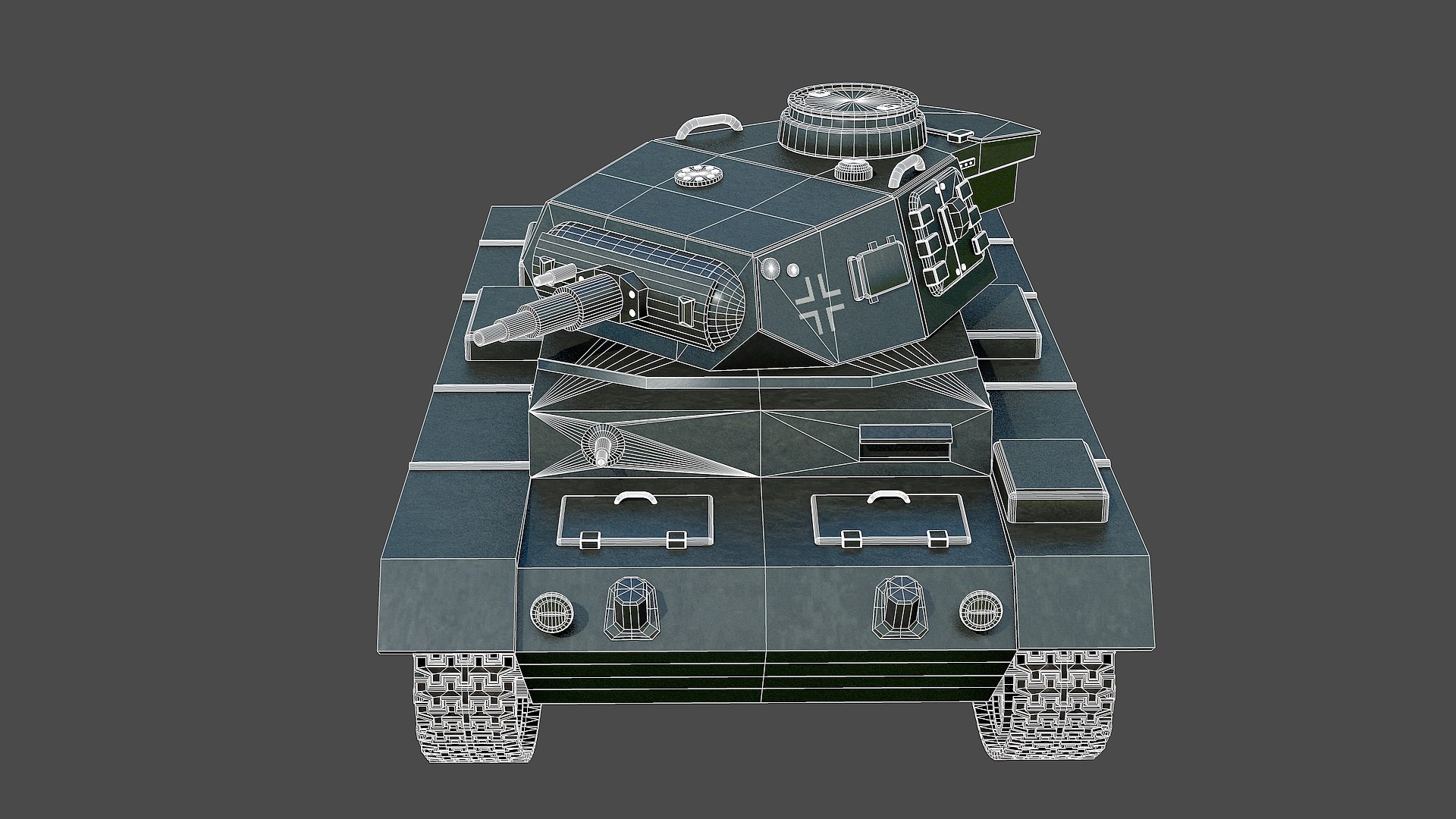 3D German Panzer 3 Tank Model - TurboSquid 2423875