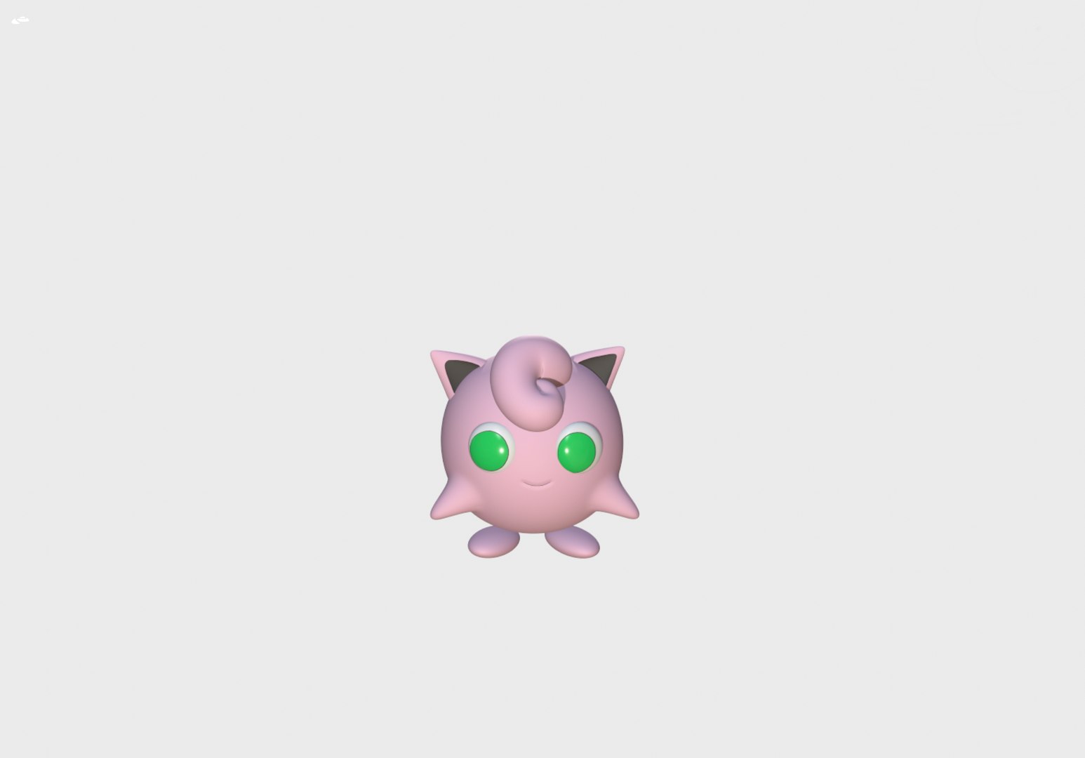 3D Pokemon Rondoudou - TurboSquid 2061520