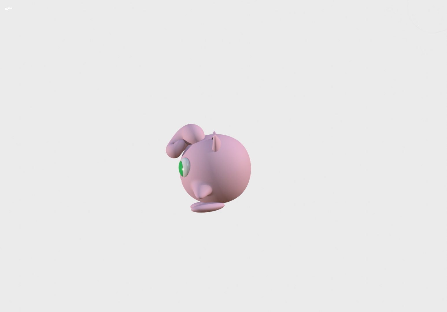 3D Pokemon Rondoudou - TurboSquid 2061520