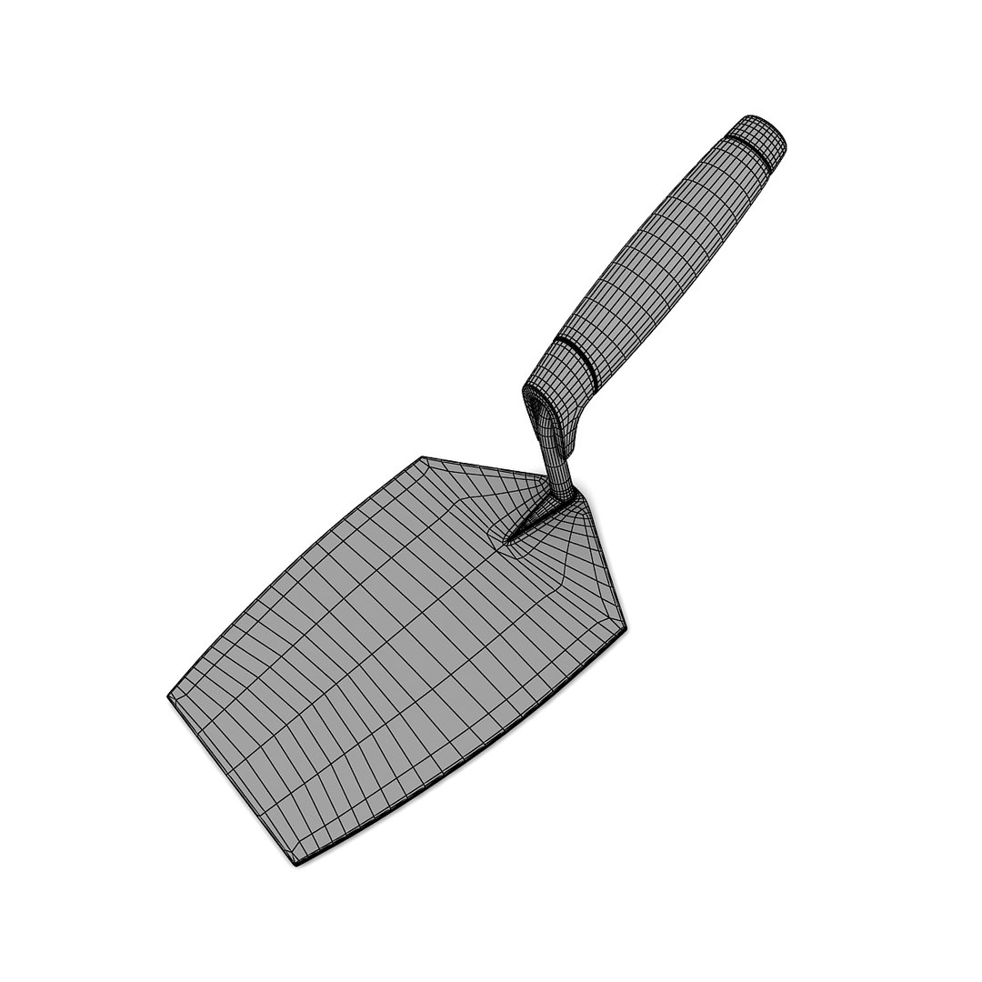 3D Model Bucket Trowel TurboSquid 1271978