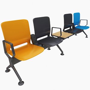 3D model airport chair