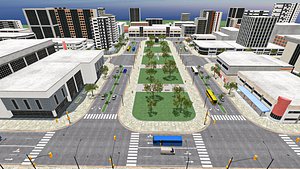 Fantastic City - Game-Ready Environment