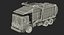 Garbage Truck and Cans Collection