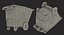 Garbage Truck and Cans Collection