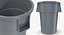 Garbage Truck and Cans Collection