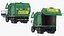 Garbage Truck and Cans Collection