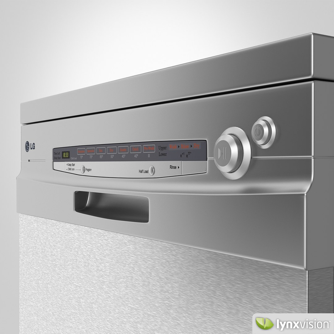 Lg Dishwasher 3d Max