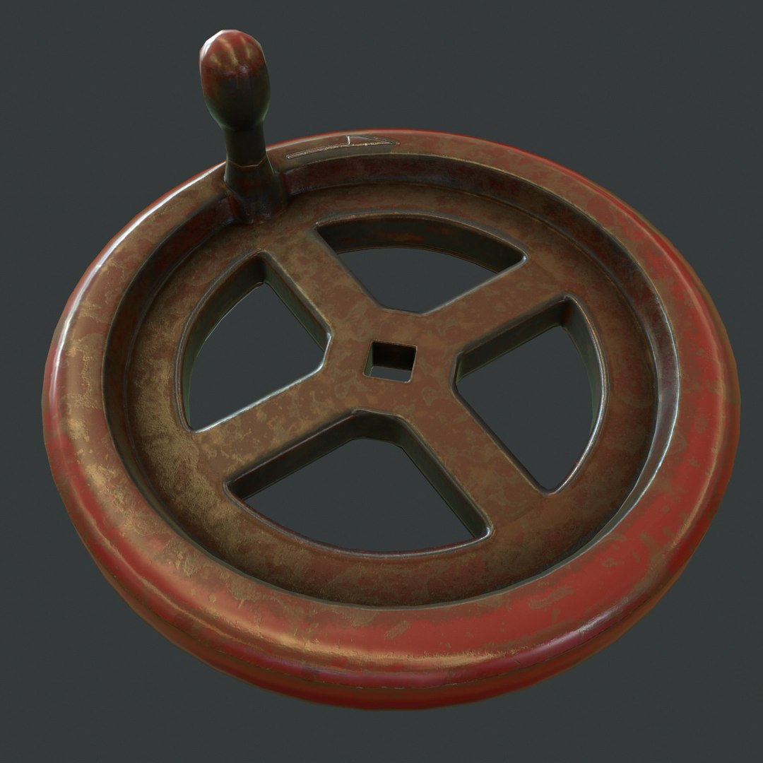 3d Model Crank Wheel