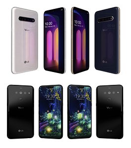 3D LG V50 ThinQ And 5G model