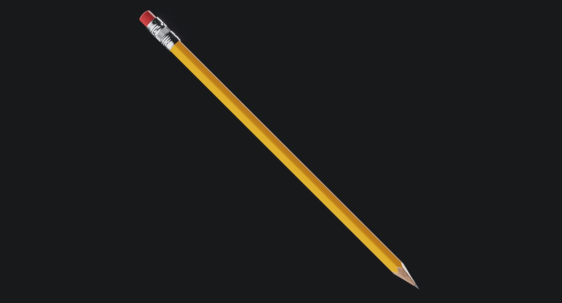 3D Pencil Realistic Model - TurboSquid 1420616