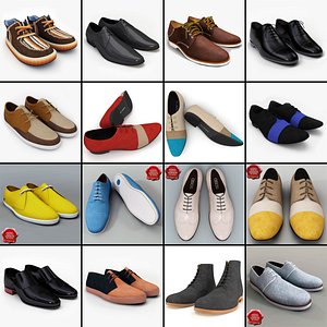 3d men shoes v10