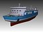 3D ro-ro ferry model