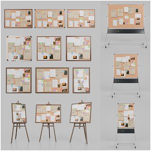 Complete Corkboard Collection - Customizable Full Pin Board Set