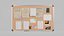 Komplette Corkboard-Kollektion – Anpassbares komplettes Pinnwand-Set