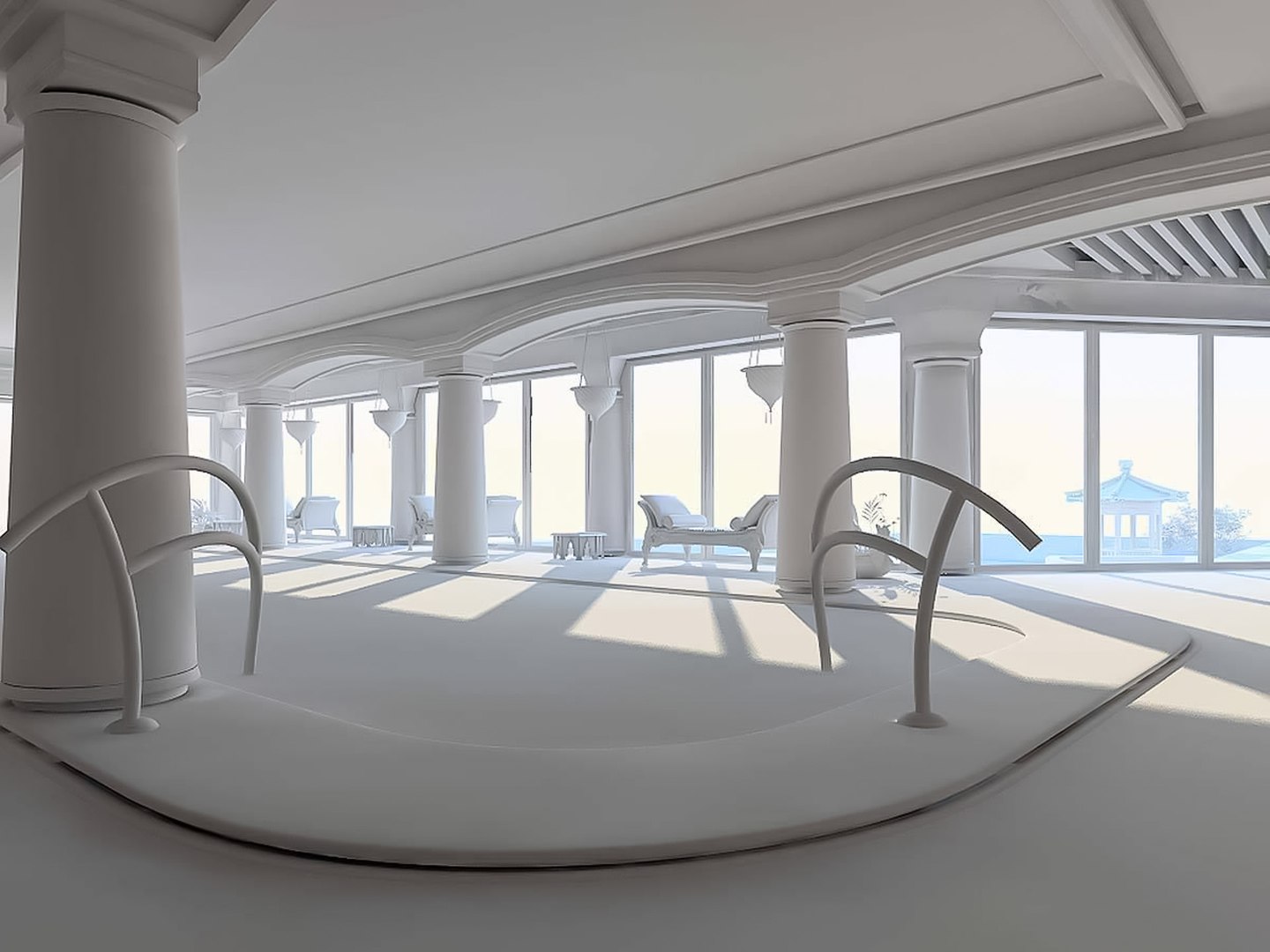 3D Swimming Pool Interior 02 - TurboSquid 1751292