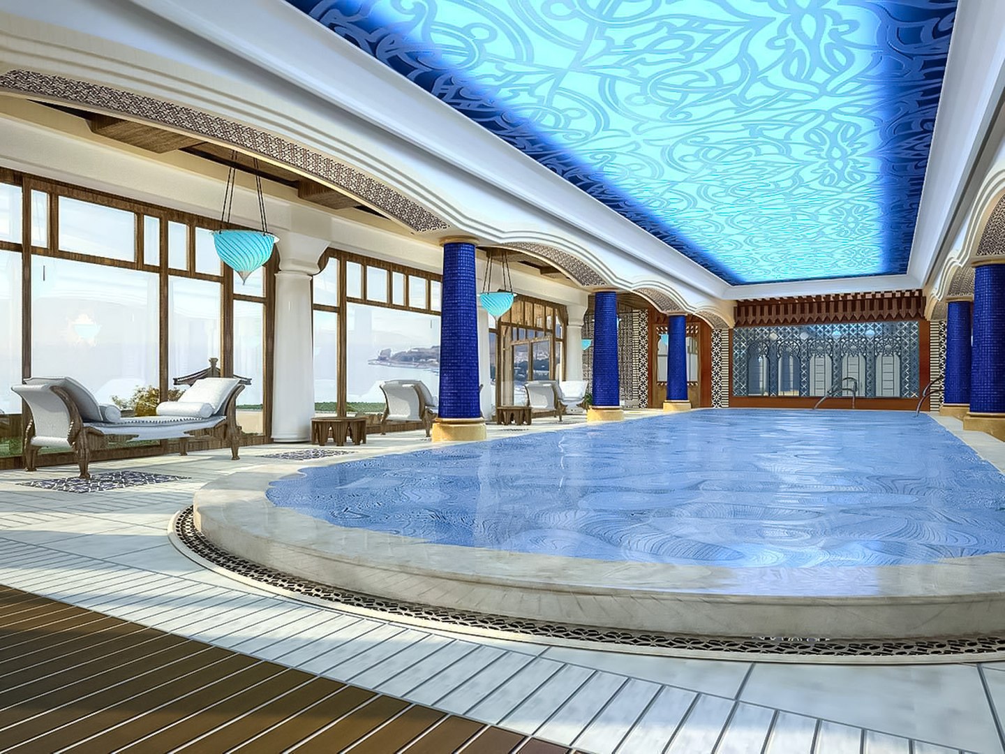 3D Swimming Pool Interior 02 - TurboSquid 1751292