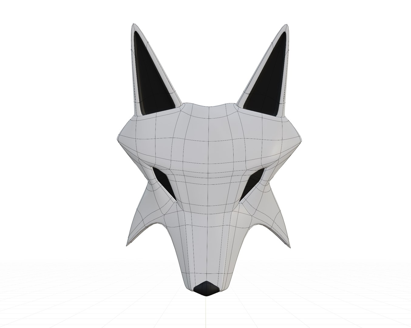 3D Mask Wolf - TurboSquid 1588826
