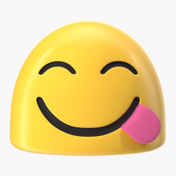 3D модель Face Savoring Food Android Emoji - TurboSquid 1823753