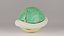  Blue shell: Mario Kart 3D model