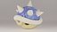  Blue shell: Mario Kart 3D model