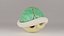  Blue shell: Mario Kart 3D model