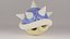  Blue shell: Mario Kart 3D model