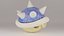  Blue shell: Mario Kart 3D model