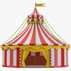 3D model Circus Tent 05