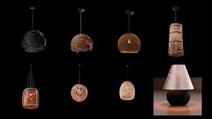 lamp basket 3D model