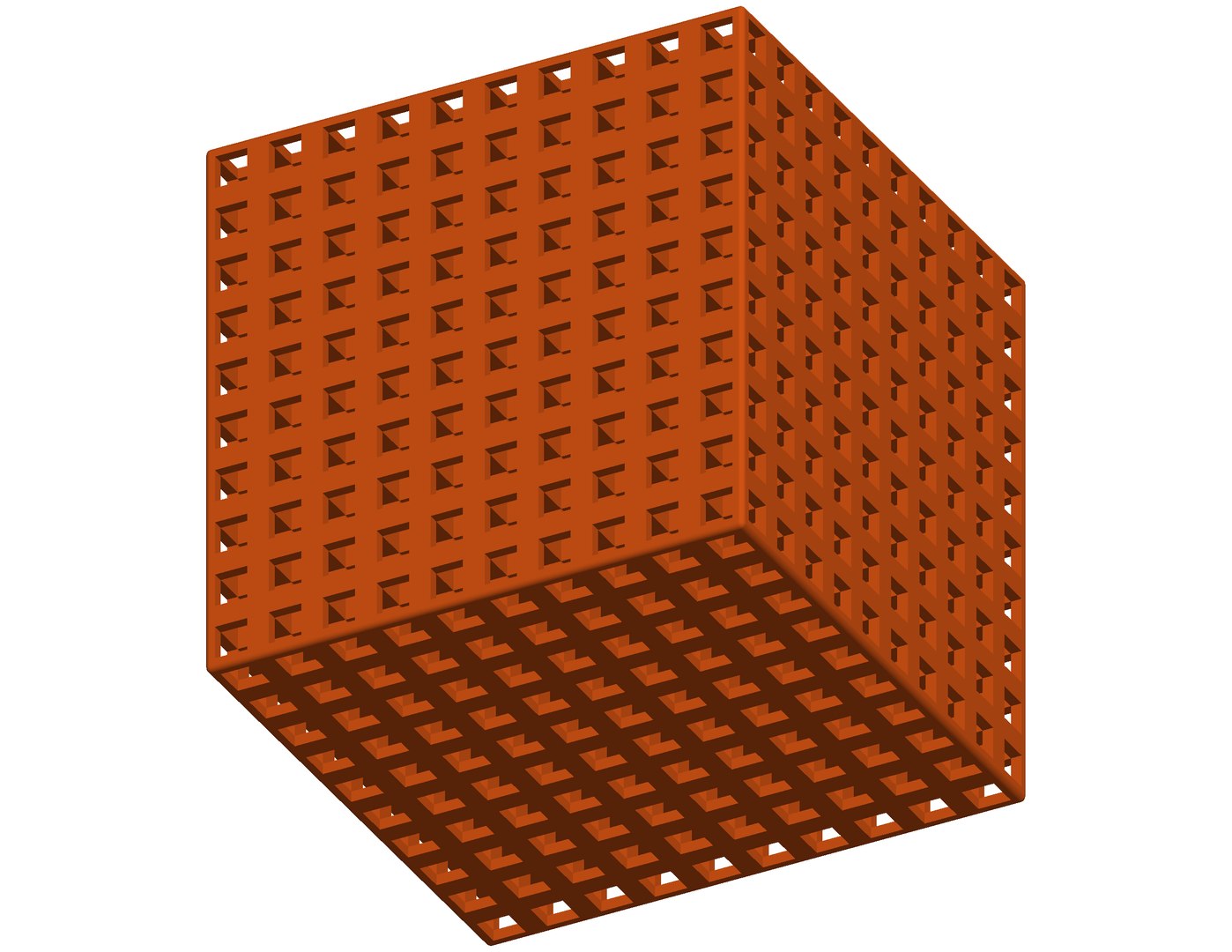 Simple Cubic Lattice Structure 3D - TurboSquid 2203368