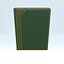 3D Green Book with Pattern